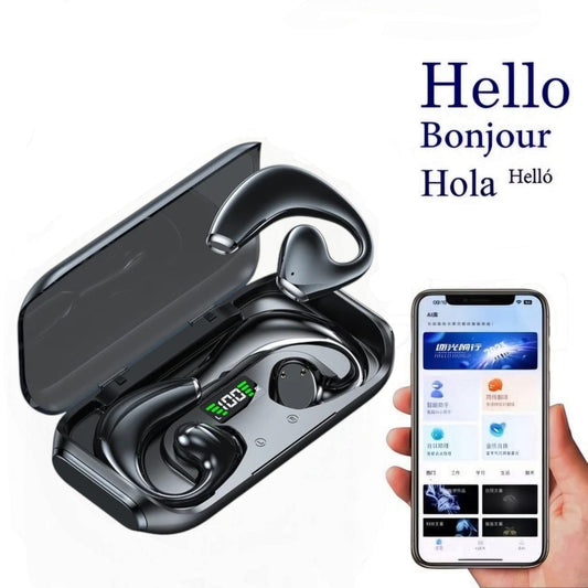 Bluetooth Translator Earbuds 150+ Language Two Way Real Time Smart Translation-