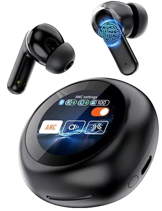 Translator Earbuds Touch Screen 150+ Lang Real-Time Bluetooth Translation Earphones Two-Way