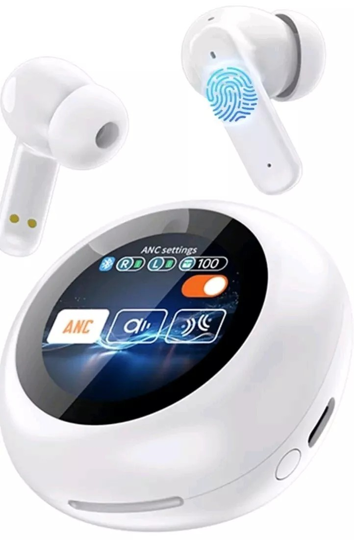 Translator Earbuds Touch Screen 150+ Lang Real-Time Bluetooth Translation Earphones Two-Way