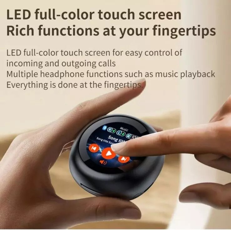 Translator Earbuds Touch Screen 150+ Lang Real-Time Bluetooth Translation Earphones Two-Way